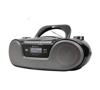 Soundmaster SCD8300SW - Radio digitale portatile, lettore CD, funzione audiolibro, Bluetooth DAB+, radio FM, porta USB/SD, jack per cuffie, sveglia Boombox