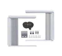 Soundproof Panel Kit, AC Side Insulation, Adjustable Window Cover with Noise Block Foam Layer, Sturdy Thermal Barrier Material, Expandable Fit Design, Home Cooling Seal for Bedroom Offices Use