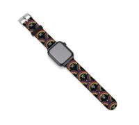 Sounds - Cinturino compatibile con iWatch, con scritta in lingua inglese "I Am In", 38 mm/40 mm, 42 mm/44 mm, 42mm/44mm, Silicone, Nessuna pietra preziosa