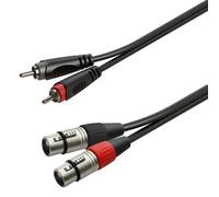 SOUNDSATION GL-2RCA2XF1 cavo adattatore da 1 metro con connettori 2x rca/2x xlr