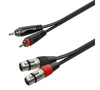 SOUNDSATION GL-2RCA2XF6 cavo adattatore da 6 metri con connettori 2rca-M/2xlr-F