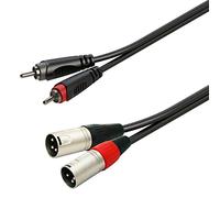 SOUNDSATION GL-2RCA2XM3 Cavo adattatore sbilanciato 2xRCA maschio - 2xXLR maschio / 3mt
