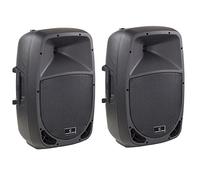 Soundsation GO-SOUND 15A, coppia casse, diffusori attivi, woofer 15", per karaoke, dj, pub, palestre, live music.