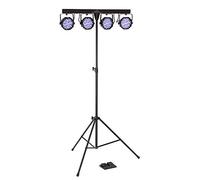 SOUNDSATION Kit Luci Completo discoteca 4 PAR a LED EFFETTI LUCE DJ