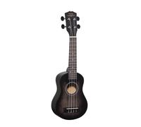 SOUNDSATION MHW BK UKULELE SOPRANO NERO CON BORSA
