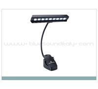 SOUNDSATION MSL-9N LAMPADA A CLIP PER LEGGIO 9 LED