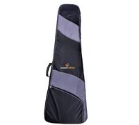 Soundsation Borsa per chitarra elettrica PGB-Flyng V Imbottitura 10 mm 120x48x10 cm Nero/Grigio