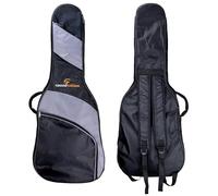 Soundsation Borsa per chitarra classica 3/4 PGB-5CG34 – imbottitura 5mm, 100×41×13 cm, nero/grigio