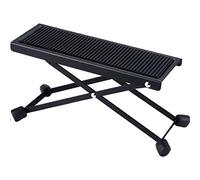 Poggiapiede Chitarra appoggia piede metallo gomma regolabile Pedana Foot Rest