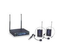 Soundsation music Sistema microfonico UHF True Diversity WF-U2302PP 2 TX TASC+HEADSET 630-660MHz
