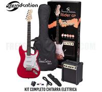 SOUNDSATION RIDER GP TB Kit Chitarra Elettrica 4/4 + Amplificatore e accessori