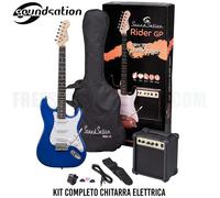 SOUNDSATION RIDER GP TB Kit Chitarra Elettrica 4/4 + Amplificatore e accessori