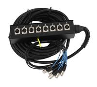 Soundsation music Stagebox professionale 8 ingressi con cavo 15 mt
