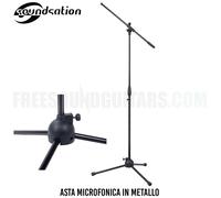 Soundsation SMICS-70-BK Asta Microfonica a Giraffa tipo Proel Quiklok Bespeco