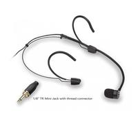 Soundsation VISAGE-C01A BK NERO - microfono cardioide ad archetto dotato di connettore mini-jack 1.8" ts con avvitatura