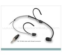 Soundsation VISAGE-C01A BK Microfono ad Archetto Cardioide, mini-Jack TS con avv