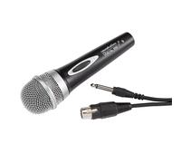 Soundsation Microfono dinamico VOCAL-100 Cardioide per canto e karaoke con cavo XLR-jack 5 m