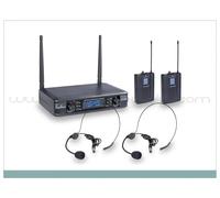 Soundsation Wf-u300pp-a1 Sistema Wireless UHF Doppio 300Ch 2 bodypack 520-550MHZ