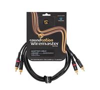 Soundsation WM-2RCA2RCA30 - cavo audio di qualità professionale con terminazioni RCA/RCA + RCA/RCA (connettori Yongsheng by Neutrik®) lungo 3 metri