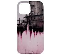 Soundwave industriale rosa pastello Custodia per iPhone 15