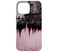 Soundwave industriale rosa pastello Custodia per iPhone 16 Pro Max
