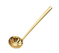Soup cucchiaio utensile - strumento a manico lungo, design di presa ergonomica, cucchiaio a forma di volant, accessorio di cottura durevole | Gadget preparazione da cucina per i pasti in casa che