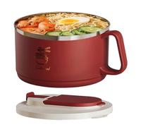 Soup Cup Salad Pot Lunch Container 1650ml Handles, Anti Scald Handle Fruit Home Office School Apartment Dorm Picnic Camping Meal Prep Storage Serving | Ideal Suitable Perfect Uages Scenarios