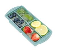 Soup Freezer Trays - Silicone 4 Grid Portion Control, Microwave Safe Base, Easy Release Cubes, Freezer Burn Protection, Reusable Sauce Mold, Essential Apartment Gear | For Meal-Prep