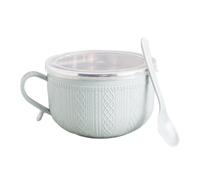 Soup Mug With Handle & Lid 25 Oz Meals Mug With Spoon Large Dinnerware | Travel Soup Mug, Food Containers