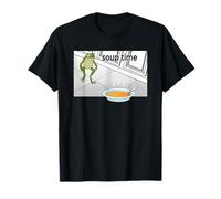 Soup Time Frog Meme Maglietta