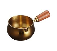 Soup Warmer Pots - 2.75 Inch Sauce Pan | Stainless Steel Pot - Mini Milk Warmer with Pour Spout & Handle for Butter Ketchup - 180ml 304 Food Grade Construction Ideal for Heating Sauces