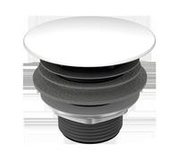Soupape dévacuation permanente Kaldewei avec couvercle émaillé Modèle n° 3904, 905800000001, 905800000001, Colorazione: alpino-bianco