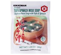 Soupe miso au tofu & épinard instantanée KIKKOMAN 30g Japon