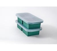 Souper Cubes Vassoio per congelatore in silicone con coperchio, perfetto per conservare lasagne, avanzi, salse, pasti porzionati e molto altro ancora, stampi in silicone per zuppe e congelatori per