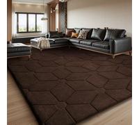 Sour Lemon Tappeti per soggiorno, 120 x 170 cm, motivo caffè 3D, per camera da letto, extra large per soggiorno, lavabile in lavatrice, antiscivolo, a pelo corto, per camera dei bambini e camera da