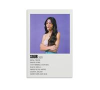 Sour-Olivia Rodrigo - Dipinti murali impermeabili e antimacchia, ad alta definizione, dipinti a spruzzo, dipinti decorativi, per studi e caffetterie, resistenti allo sbiadimento, stile senza cornice