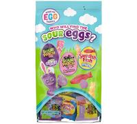 SOUR PATCH KIDS Conigli, uova acide e pesce svedese, set di caramelle pasquali, 80 confezioni di snack