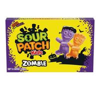 SOUR PATCH KIDS Zombie, caramelle morbide e gommose per Halloween, arancione e viola, 99,2 g