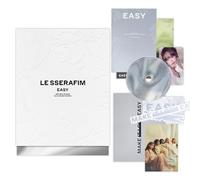 SOURCE MUSIC Ent. LE SSERAFIM - 3° Mini Album [EASY] (Libro fotografico Ver. - Vol.3 SHEER MYRRH) Scatola esterna + Libretto + CD + Cartolina fotografica + Cartolina + Adesivo + Poster pieghevole + Li