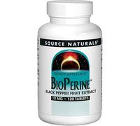 Source Naturals, BioPerine, estratto di frutta al pepe nero, 10 mg, 120 compr...