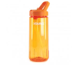 Source - New Act Tritan Single Wall with Straw - Borraccia 0,95 l arancione
