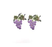 Sourcemall Toppe da stirare o cucire, toppe ricamate per abbigliamento fai da te, giacche, jeans, zaini, cappelli, artigianato, cucito (Grape)