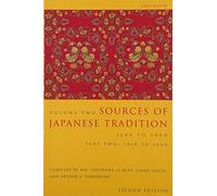 Sources of Japanese Tradition: 1600 to 2000