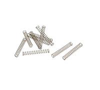 sourcing map 0,3mm x 3mm x 20mm 304 Acciaio inossidabile Acciaio Compressione Molle 10pz