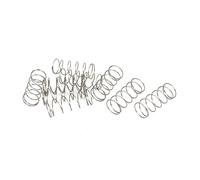 sourcing map 0,5mm x 12mm x 30mm 304 Acciaio inossidabile Acciaio Compressione Molle 10pz