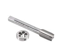 sourcing map 1/2"-28 UNEF Set di maschi e matrici per macchina HSS con filettatura rotonda, mano destra