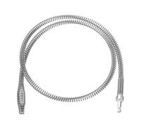 sourcing map 1 cavo a molla per rimuovere gli intasamenti dello scarico, 1 m, 10 mm di spessore, cavo a molla con connettore per trapano elettrico, serpente idraulico per lavello da cucina, vasca da
