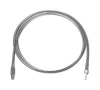 sourcing map 1 cavo a molla per rimuovere gli intasamenti dello scarico, 2 m, 10 mm di spessore, cavo a molla con connettore per trapano elettrico, serpente idraulico per lavello da cucina, vasca da