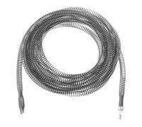 sourcing map 1 cavo a molla per rimuovere gli intasamenti dello scarico, 8 m, 16 mm di spessore, cavo a molla con connettore per trapano elettrico, serpente idraulico per lavello da cucina, vasca da