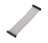 sourcing map 1 cavo a nastro piatto con connettore IDC, 30 pin, passo 2 mm, lunghezza 15 cm, FC a FC doppio femmina, cavo a nastro piatto per elettronica industriale, grigio
